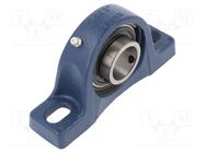 Bearing: bearing unit Y; with plummer block; 30mm; bearing steel 