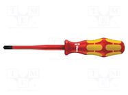 Screwdriver; insulated; PlusMinus cross PZ-type; SL/PZ2; 1kVAC WERA