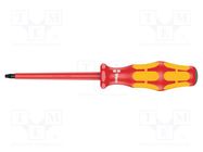 Screwdriver; insulated; Torx®; TX10; Blade length: 80mm; 1kVAC WERA