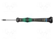 Screwdriver; precision; hex key; HEX 0.028"; Kraftform Micro WERA