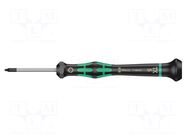 Screwdriver; precision; Torx®; TX01; Blade length: 40mm WERA