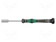 Screwdriver; precision; 6-angles socket; HEX 6mm WERA