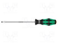 Screwdriver; slot; 8,0x1,6mm; Blade length: 175mm WERA