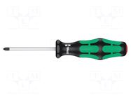 Screwdriver; assisted with a key; Phillips; PH0 WERA