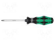Screwdriver; assisted with a key; Pozidriv®; PZ2 WERA