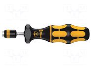 Screwdriver; torque,adjustable; 142mm; 0.9÷1.5Nm; 1/4"; ESD; ±6% WERA