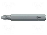 Screwdriver bit; Phillips; PH1; Overall len: 50mm WERA