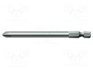 Screwdriver bit; Phillips; PH1; Overall len: 89mm WERA