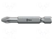 Screwdriver bit; Pozidriv®; PZ1; Overall len: 50mm; TORSION WERA