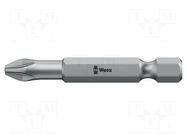 Screwdriver bit; Pozidriv®; PZ1; Overall len: 50mm; TORSION WERA