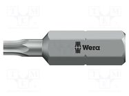 Screwdriver bit; Torx® with protection; T9H; Overall len: 25mm WERA