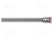 Socket; Hex Plus key,socket spanner; HEX 8mm; 1/4"; Zyklop WERA