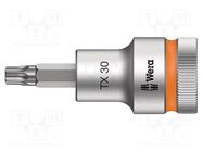 Socket; socket spanner,Torx®; TX30; 1/2"; 60mm; Zyklop WERA