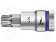 Socket; socket spanner,Torx®; TX60; 1/2"; 60mm; Zyklop WERA
