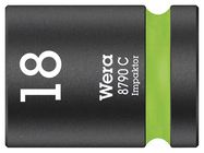 Socket; 6-angles,socket spanner,impact; HEX 18mm; 1/2" WERA