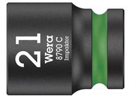 Socket; 6-angles,socket spanner,impact; HEX 21mm; 1/2" WERA