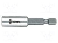 Holder; Socket size-inch: 1/4"; HEX 1/4"; Overall len: 50mm WERA