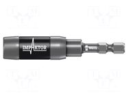 Holder; Socket size-inch: 1/4"; HEX 1/4"; Overall len: 75mm WERA