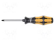 Screwdriver; for impact,assisted with a key; Pozidriv®; PZ1 WERA
