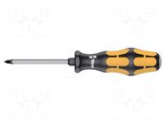 Screwdriver; for impact,assisted with a key; Pozidriv®; PZ1 WERA
