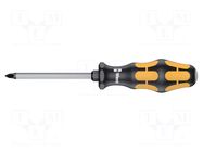 Screwdriver; for impact,assisted with a key; Pozidriv®; PZ2 WERA