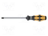 Screwdriver; Pozidriv®; for impact,assisted with a key; PZ3 WERA