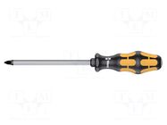 Screwdriver; for impact,assisted with a key; Pozidriv®; PZ3 WERA