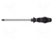 Screwdriver; for impact,assisted with a key; Pozidriv®; PZ4 WERA
