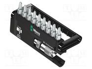 Kit: screwdriver bits; Phillips; 25mm; Size: PH2; plastic case WERA