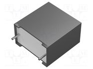 Capacitor: polypropylene; X2; R52; 0.82uF; 18x19x11mm; ±20%; 15mm KEMET