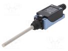Limit switch; spring, total length 100mm; NO + NC; 5A; IP65 SPAMEL