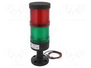 Signaller: signalling column; LED; red/green; 230VAC; IP65; LT70 SPAMEL
