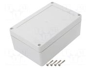 Enclosure: multipurpose; X: 100mm; Y: 150mm; Z: 60mm; ZP; light grey KRADEX