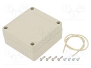 Enclosure: multipurpose; X: 80mm; Y: 85mm; Z: 40mm; Ritec; ABS; IP65 HAMMOND