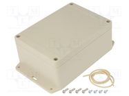 Enclosure: multipurpose; X: 105mm; Y: 145mm; Z: 60mm; Ritec; ABS; IP65 HAMMOND