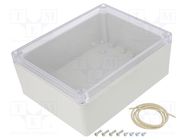 Enclosure: multipurpose; X: 146mm; Y: 186mm; Z: 75mm; Ritec; IP65 HAMMOND