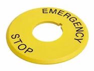 NAMEPLATE, LEGEND, E-STOP SWITCH