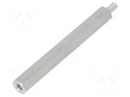 Screwed spacer sleeve; 50mm; Int.thread: M3; Ext.thread: M3 DREMEC