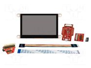 Dev.kit: with display; LCD TFT; Resolution: 480x272; uC: DIABLO16 4D Systems