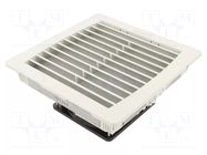 Fan: AC; axial; 230VAC; 125m3/h; 40dBA; IP54; 202x93x202mm; grey WEIDMÜLLER