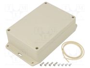 Enclosure: multipurpose; X: 105mm; Y: 145mm; Z: 40mm; Ritec; ABS; IP65 HAMMOND