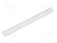 Profiles for LED modules; white; L: 2m; FIX16; aluminium; surface TOPMET