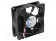 Fan: DC; axial; 24VDC; 80x80x25mm; 58m3/h; 26dBA; slide; 2600rpm EBM-PAPST