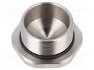 Stopper; M63; 1.5; IP68; stainless steel; V-INOX-Ex-d; with seal HUMMEL