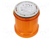 Module: light signaller; orange; LED; 24VDC; 24VAC; IP66; Ø63x76mm AUER SIGNAL