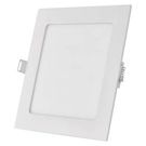 LED recessed luminaire NEXXO, square, white, 18W, neutral white, EMOS