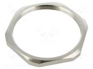 Nut; M63; brass; Thk: 6mm; Spanner: 70mm; Thread: metric; Pitch: 1.5 HUMMEL