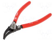 Pliers; for circlip; external; 7÷10mm; Pliers len: 140mm; Classic WIHA