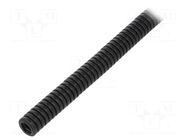 Protective tube; Size: 7; polyamide 6; black; L: 50m; PMAFLEX VOH PMA