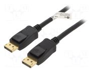 Cable; DisplayPort plug,both sides; PVC; Support: 8K,UHD 4320p GOOBAY